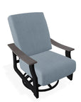 St. Catherine Cushion Swivel Rocker Polymer Arm