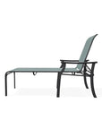 St. Catherine Lay-Flat Chaise Marine Grade Polymer Arms