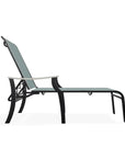 St. Catherine Sling Lay-Flat Chaise Polymer Arms