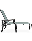 St. Catherine Sling Lay-Flat Chaise Polymer Arms