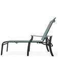 St. Catherine Sling Lay-Flat Chaise Polymer Arms