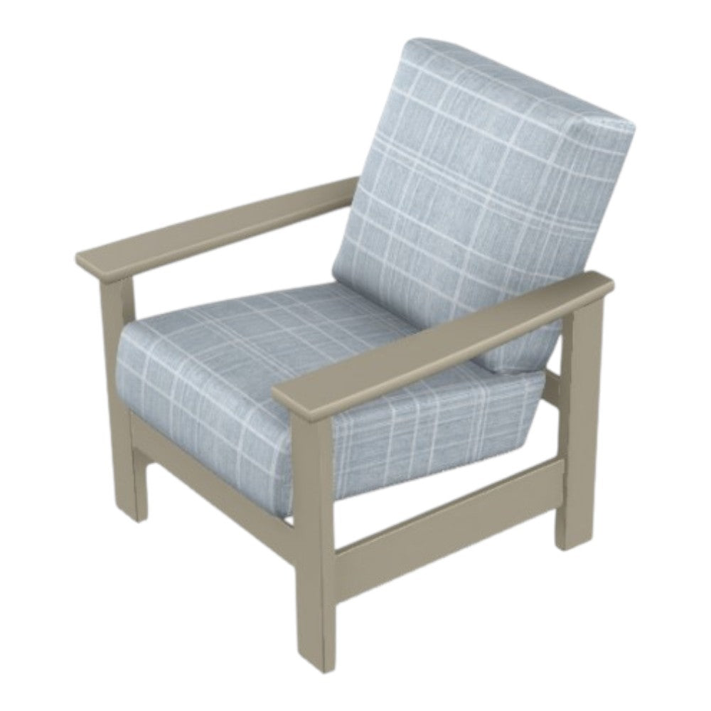 Telescope Leeward Deep Seat Stationary Outdoor Arm Chair