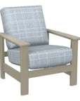 Telescope Leeward Deep Seat Stationary Outdoor Arm Chair