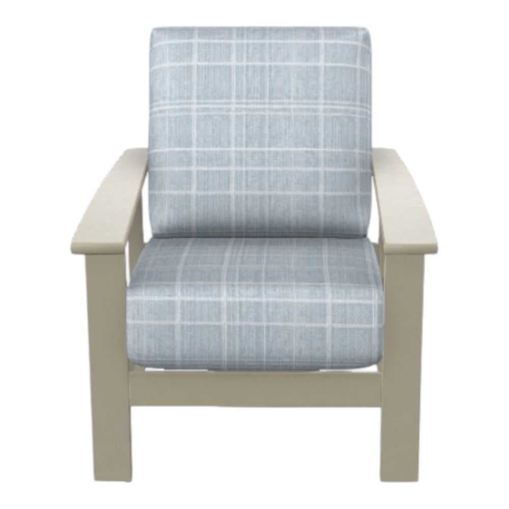 Telescope Leeward Deep Seat Stationary Outdoor Arm Chair