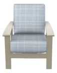 Telescope Leeward Deep Seat Stationary Outdoor Arm Chair