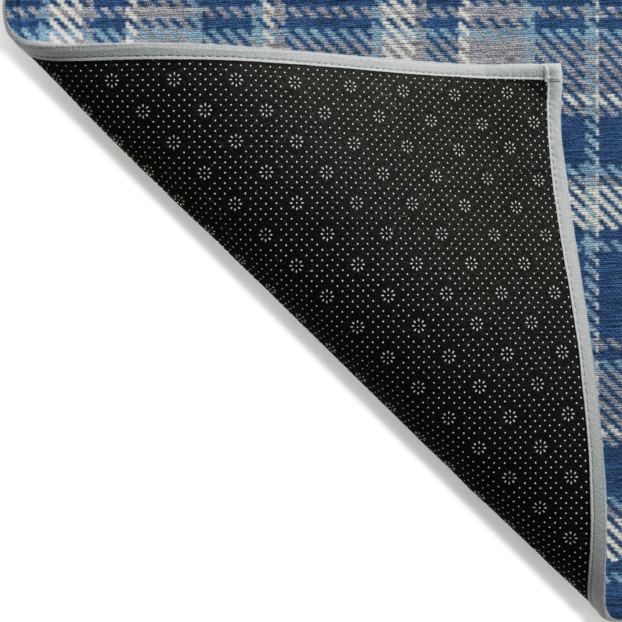 Addison Rugs Still Bloom Blue Washable Indoor-Outdoor Rug