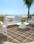 Addison Rugs Still Bloom Brown Washable Indoor-Outdoor Rug