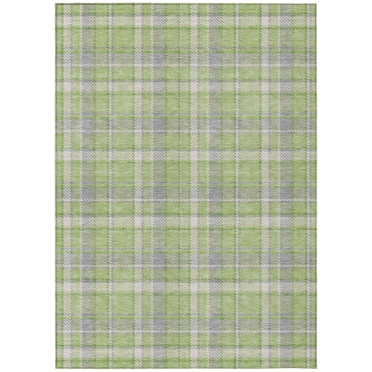 Addison Rugs Still Bloom Green Washable Indoor-Outdoor Rug