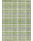 Addison Rugs Still Bloom Green Washable Indoor-Outdoor Rug