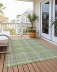Addison Rugs Still Bloom Green Washable Indoor-Outdoor Rug