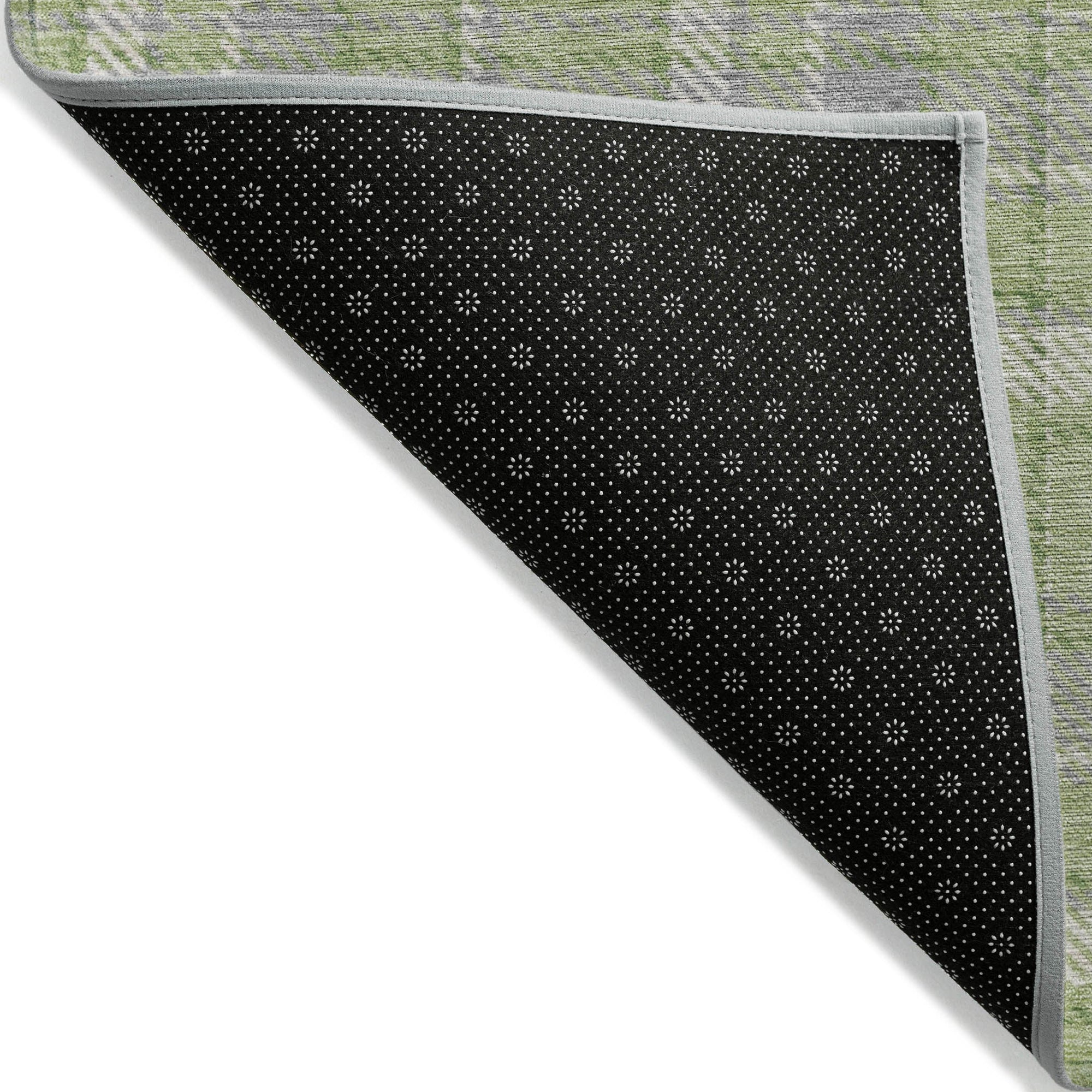 Addison Rugs Still Bloom Green Washable Indoor-Outdoor Rug