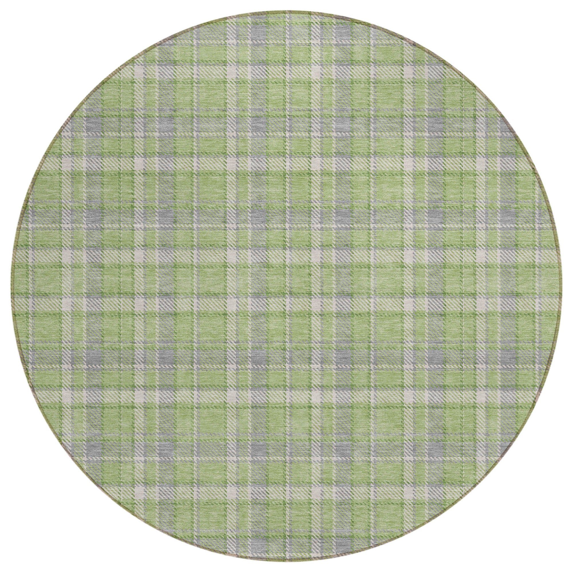 Addison Rugs Still Bloom Green Washable Indoor-Outdoor Rug