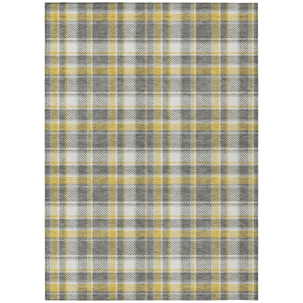 Addison Rugs Still Bloom Grey Washable Indoor-Outdoor Rug