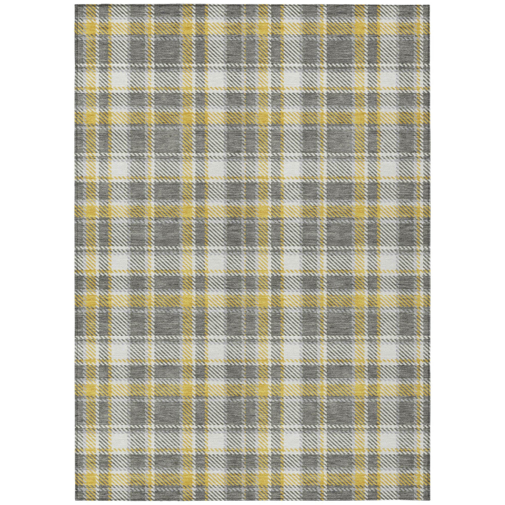 Addison Rugs Still Bloom Grey Washable Indoor-Outdoor Rug