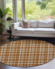 Addison Rugs Still Bloom Orange Washable Indoor-Outdoor Rug