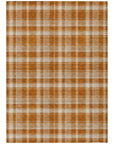 Addison Rugs Still Bloom Orange Washable Indoor-Outdoor Rug
