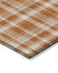 Addison Rugs Still Bloom Orange Washable Indoor-Outdoor Rug