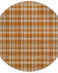 Addison Rugs Still Bloom Orange Washable Indoor-Outdoor Rug
