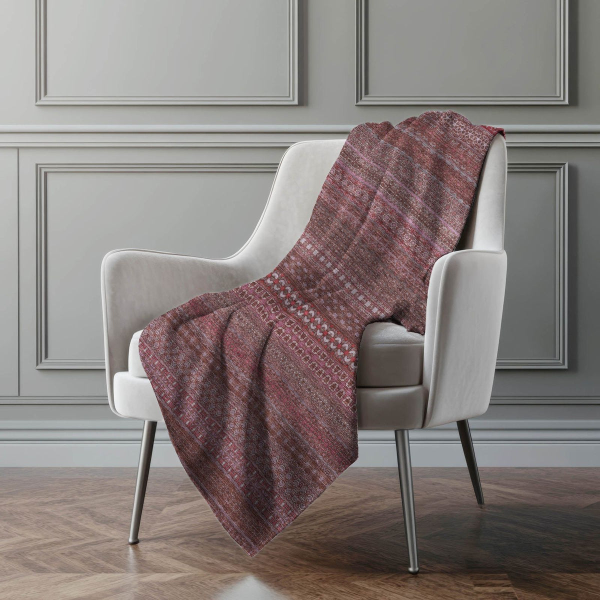 Addison Rugs Stripes 50" x 70" Throw Blanket