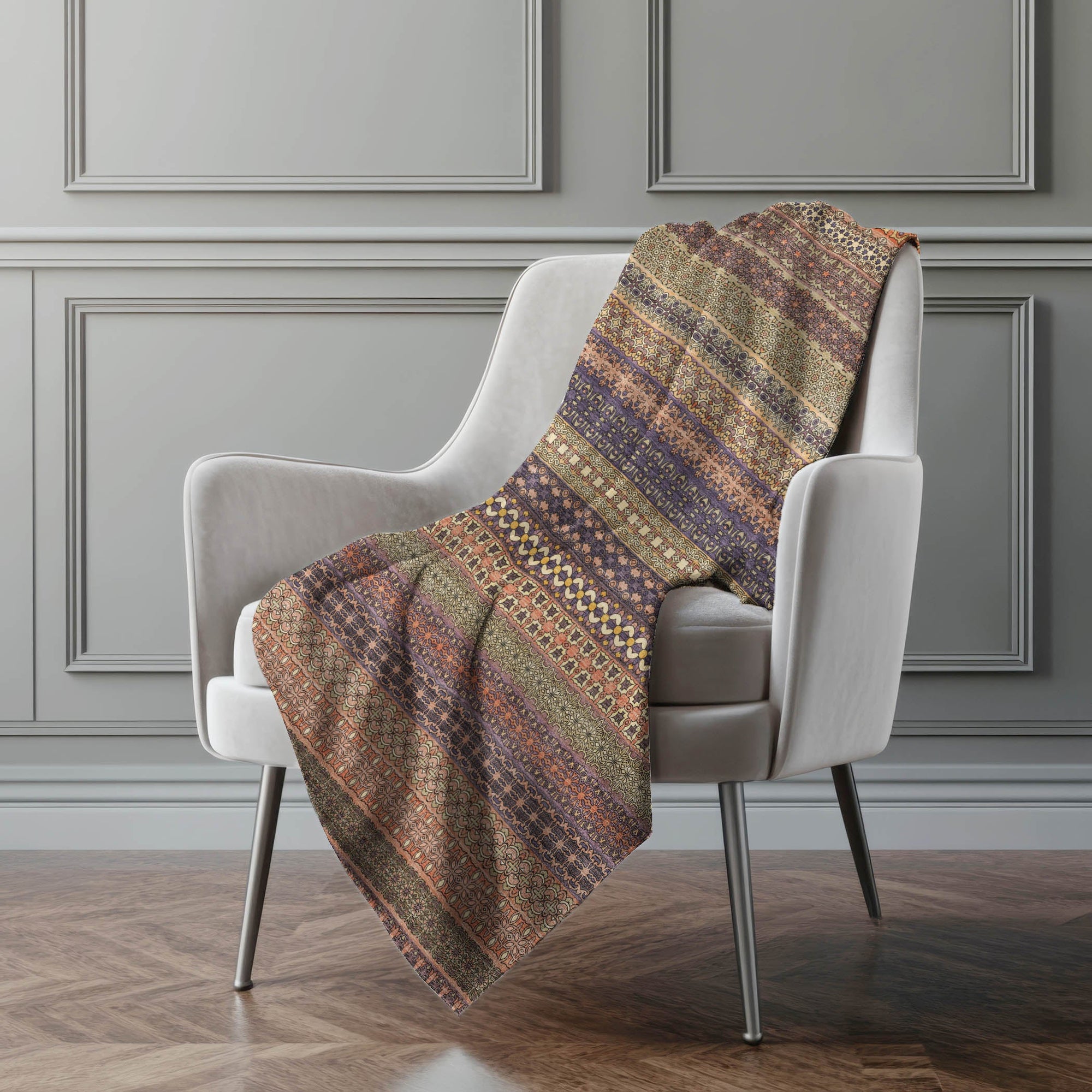 Addison Rugs Stripes 50" x 70" Throw Blanket