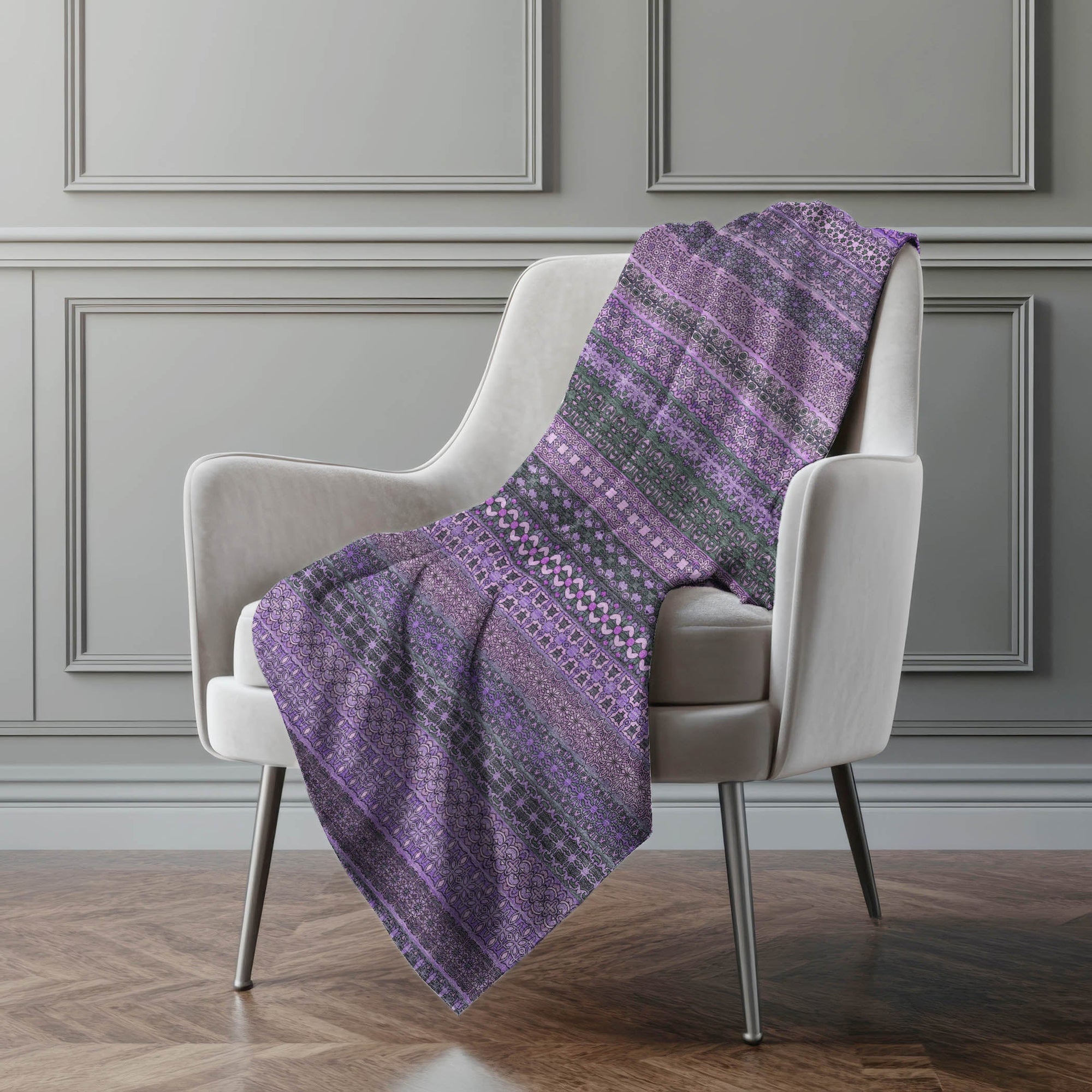 Addison Rugs Stripes 50" x 70" Throw Blanket