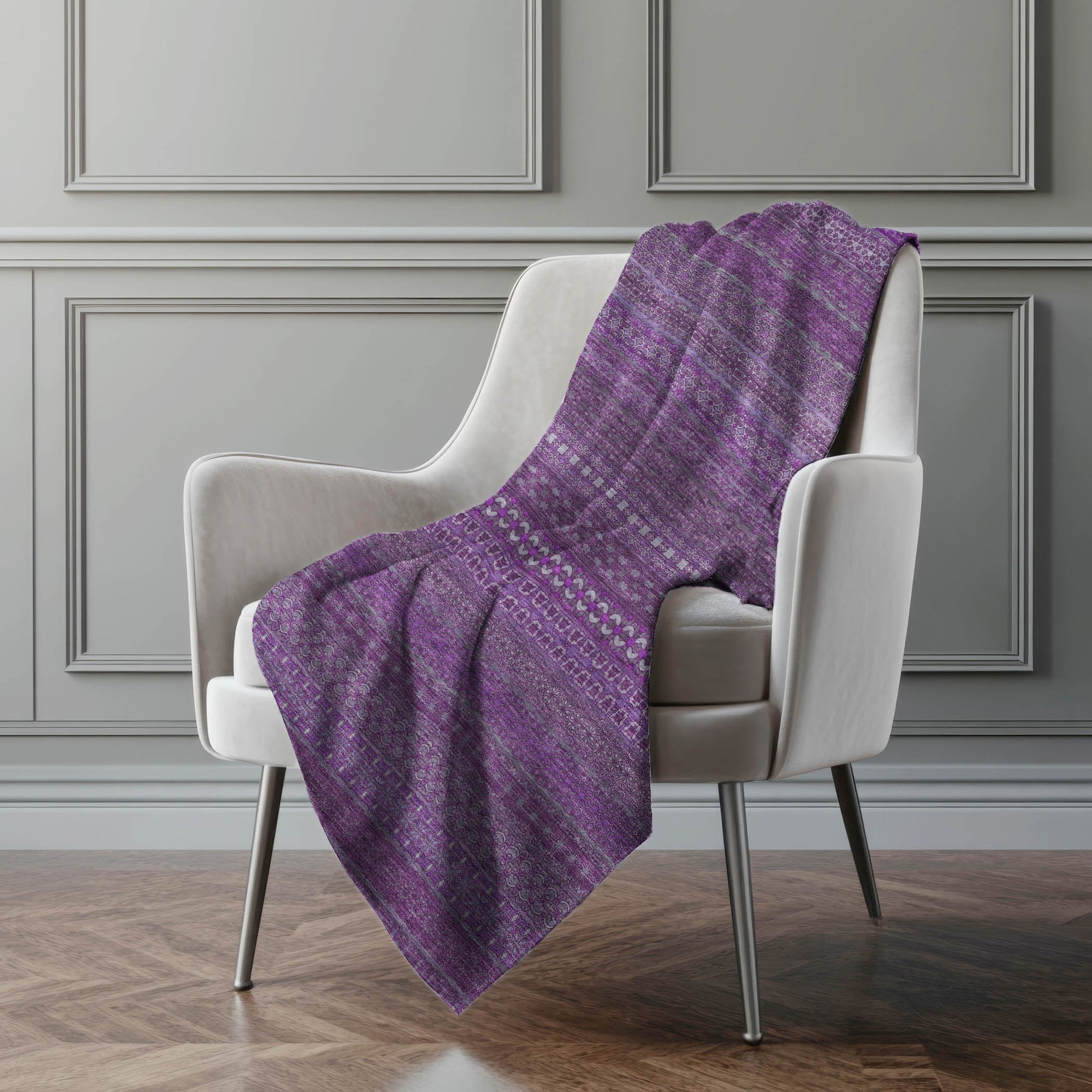 Addison Rugs Stripes 50" x 70" Throw Blanket