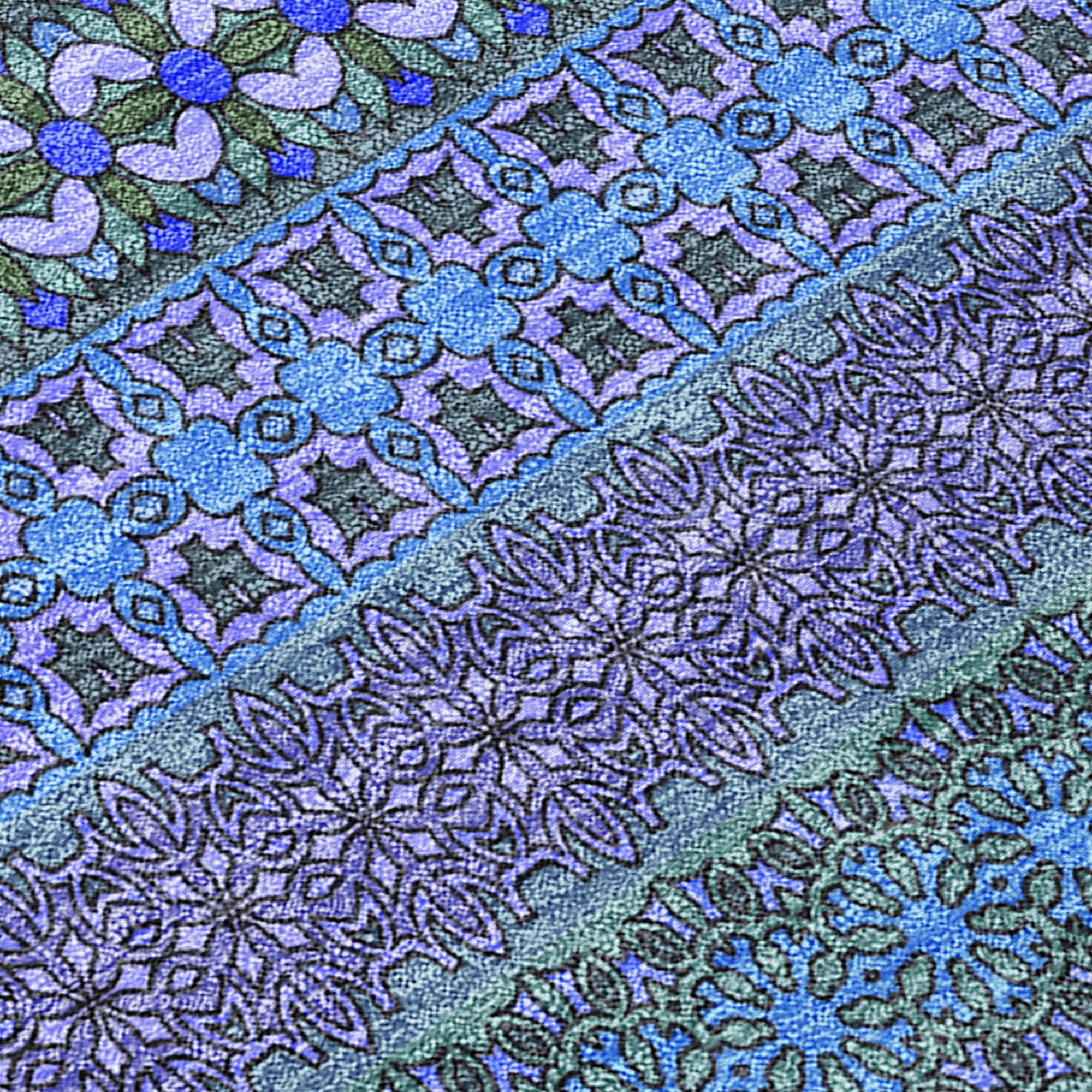 Addison Rugs Stripes Blue Washable Indoor-Outdoor Rug