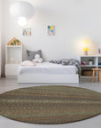 Addison Rugs Stripes Brown Washable Indoor-Outdoor Rug