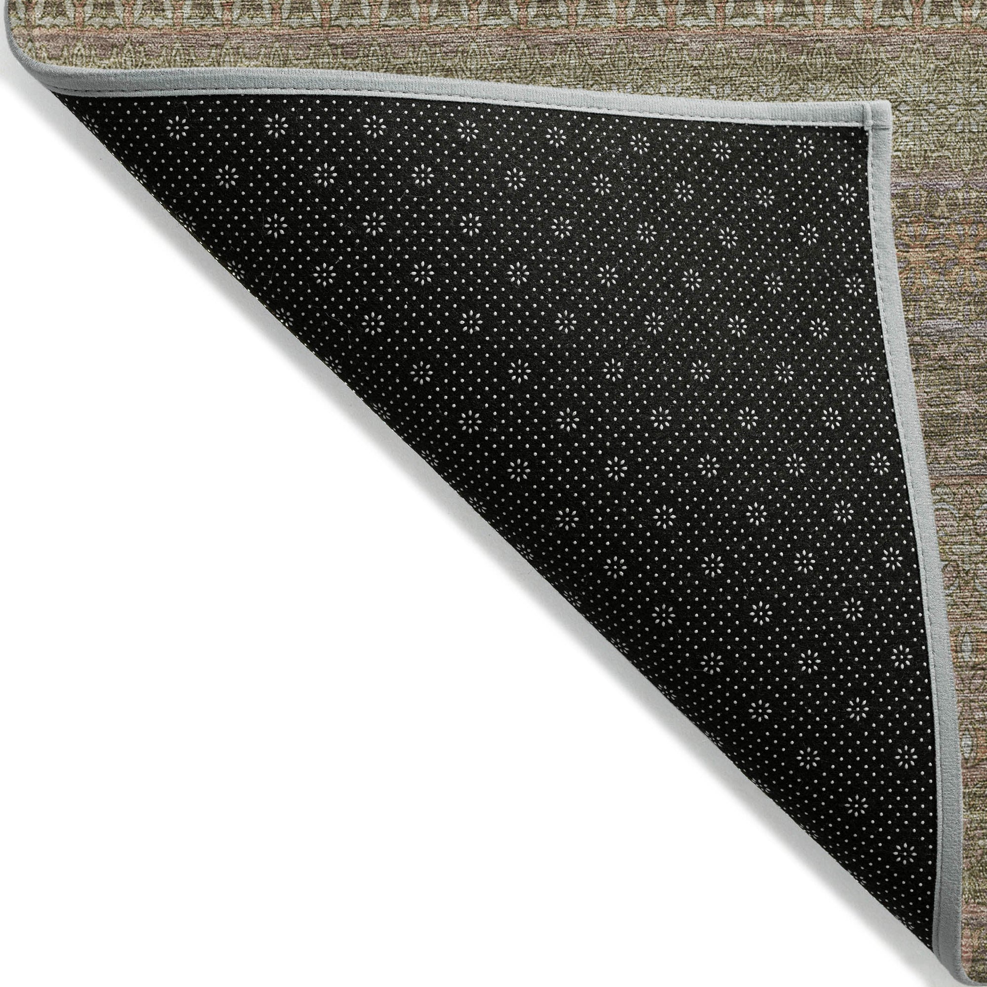 Addison Rugs Stripes Brown Washable Indoor-Outdoor Rug