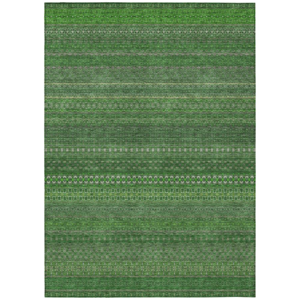 Addison Rugs Stripes Fern Washable Indoor-Outdoor Rug