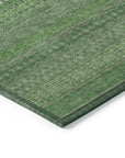 Addison Rugs Stripes Fern Washable Indoor-Outdoor Rug