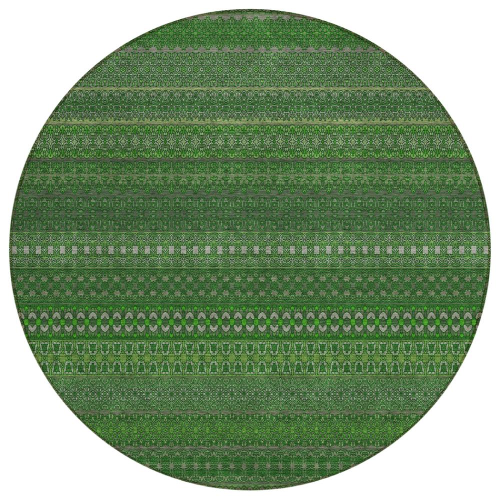 Addison Rugs Stripes Fern Washable Indoor-Outdoor Rug