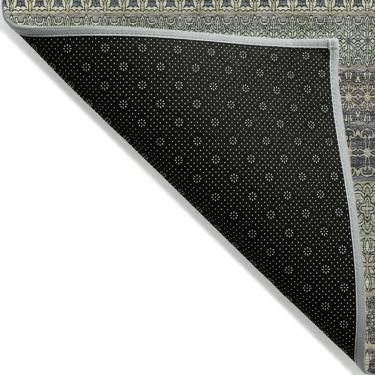 Addison Rugs Stripes Sage Washable Indoor-Outdoor Rug