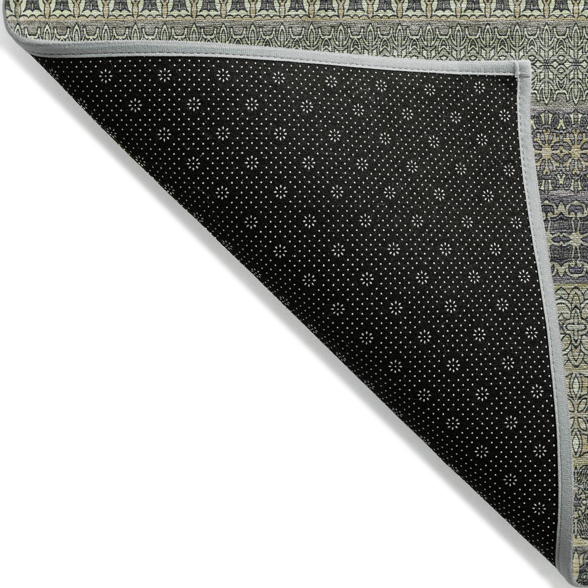 Addison Rugs Stripes Sage Washable Indoor-Outdoor Rug