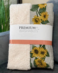 Sunflower Border 50" x 70" Throw Blanket