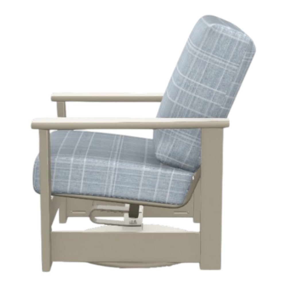 Telescope Leeward Deep Seat Swivel Hidden Motion Outdoor Arm Chair