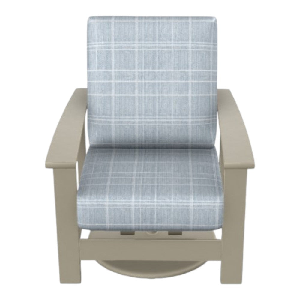 Telescope Leeward Deep Seat Swivel Hidden Motion Outdoor Arm Chair