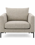 LOOMLAN Custom Upholstery Tailor S Removable Cover Fabric & Leather Accent Chair