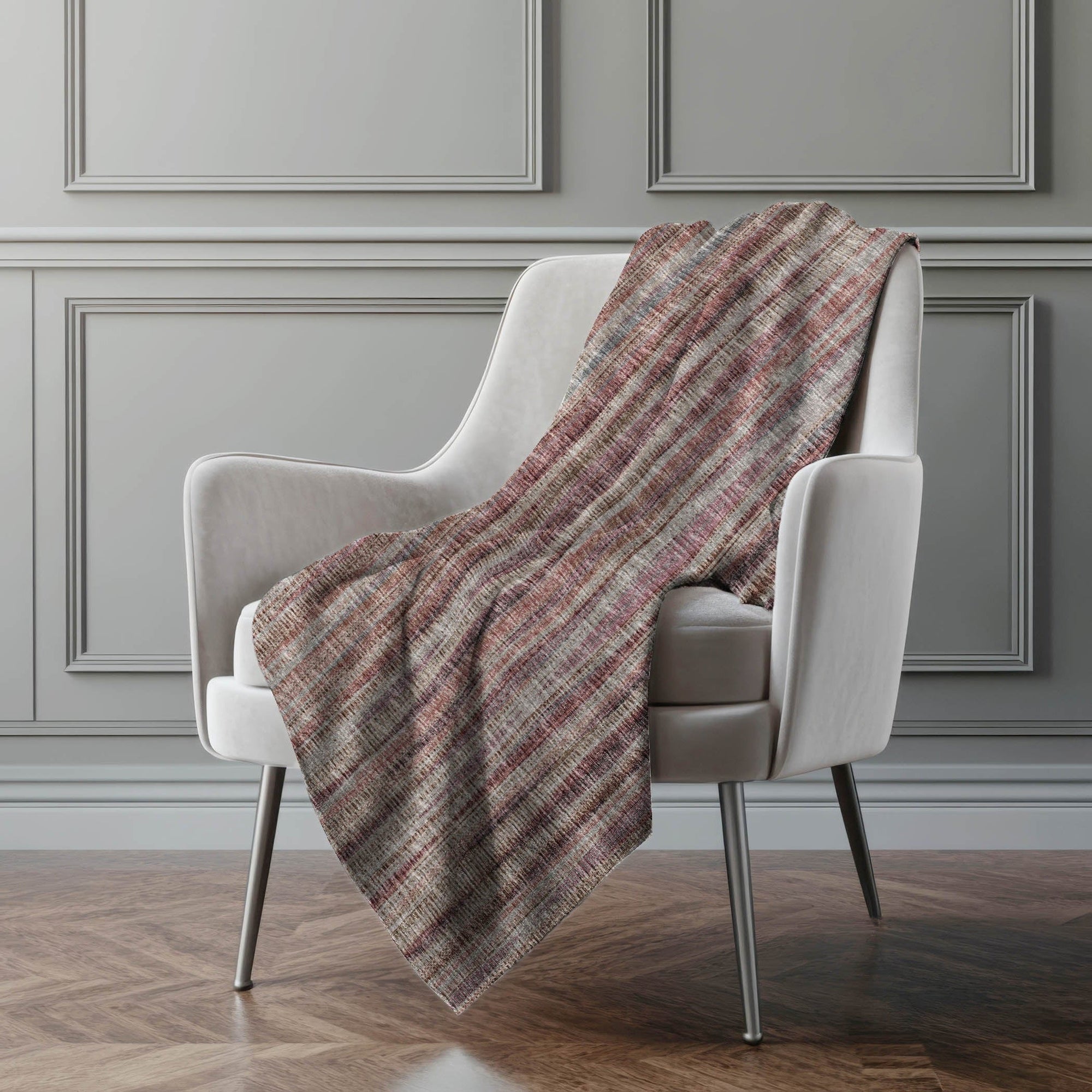 Addison Rugs Textured Stripes 50" x 70" Throw Blanket