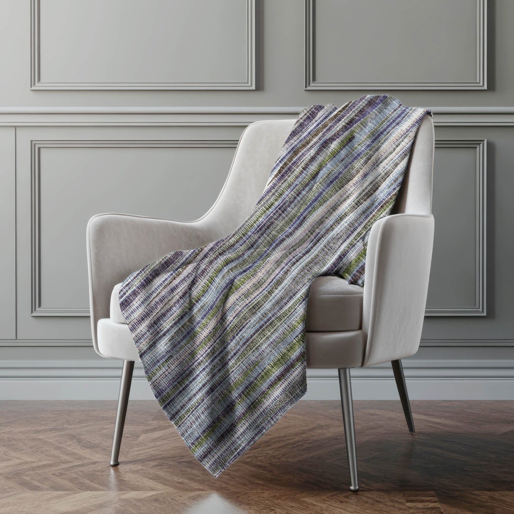 Textured Stripes 50&quot; x 70&quot; Throw Blanket