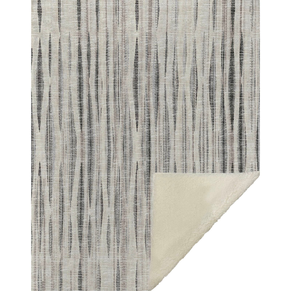 Addison Rugs Textured Stripes 50" x 70" Throw Blanket
