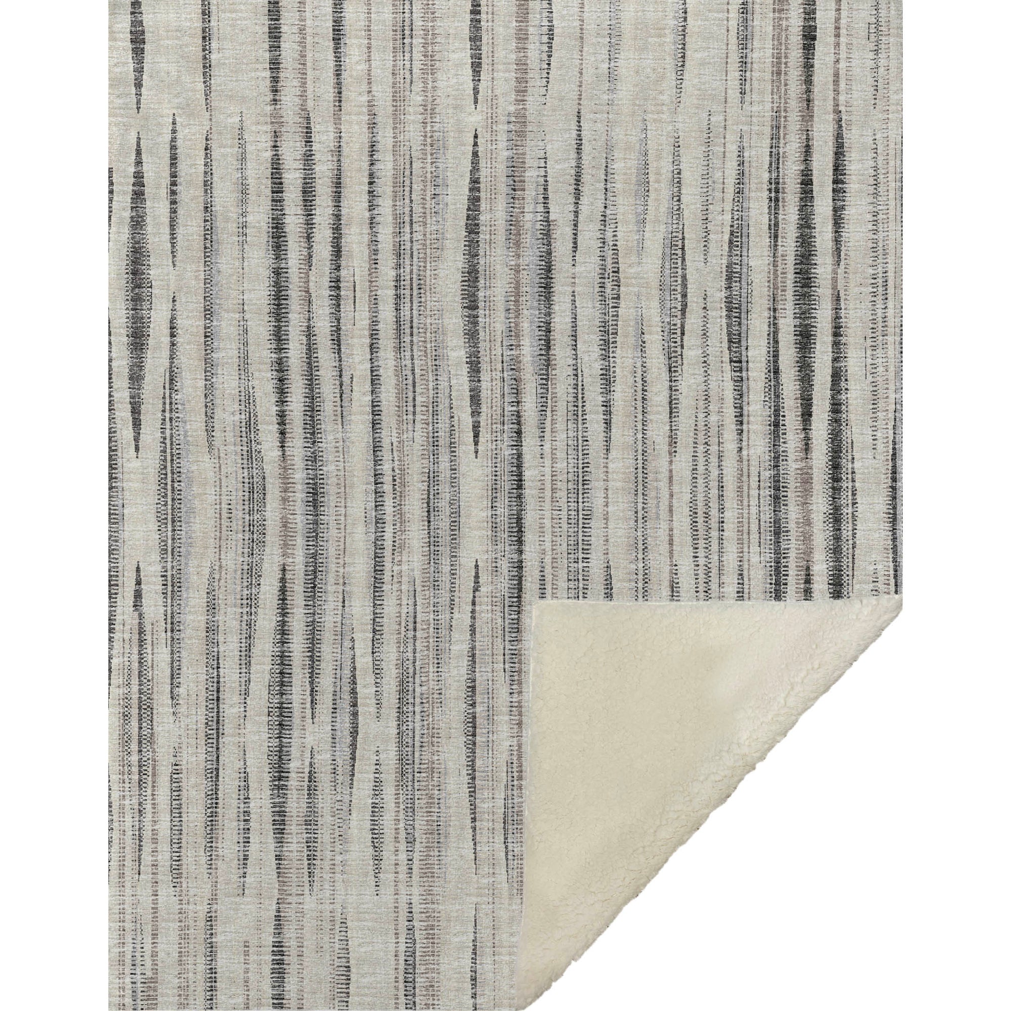 Addison Rugs Textured Stripes 50" x 70" Throw Blanket