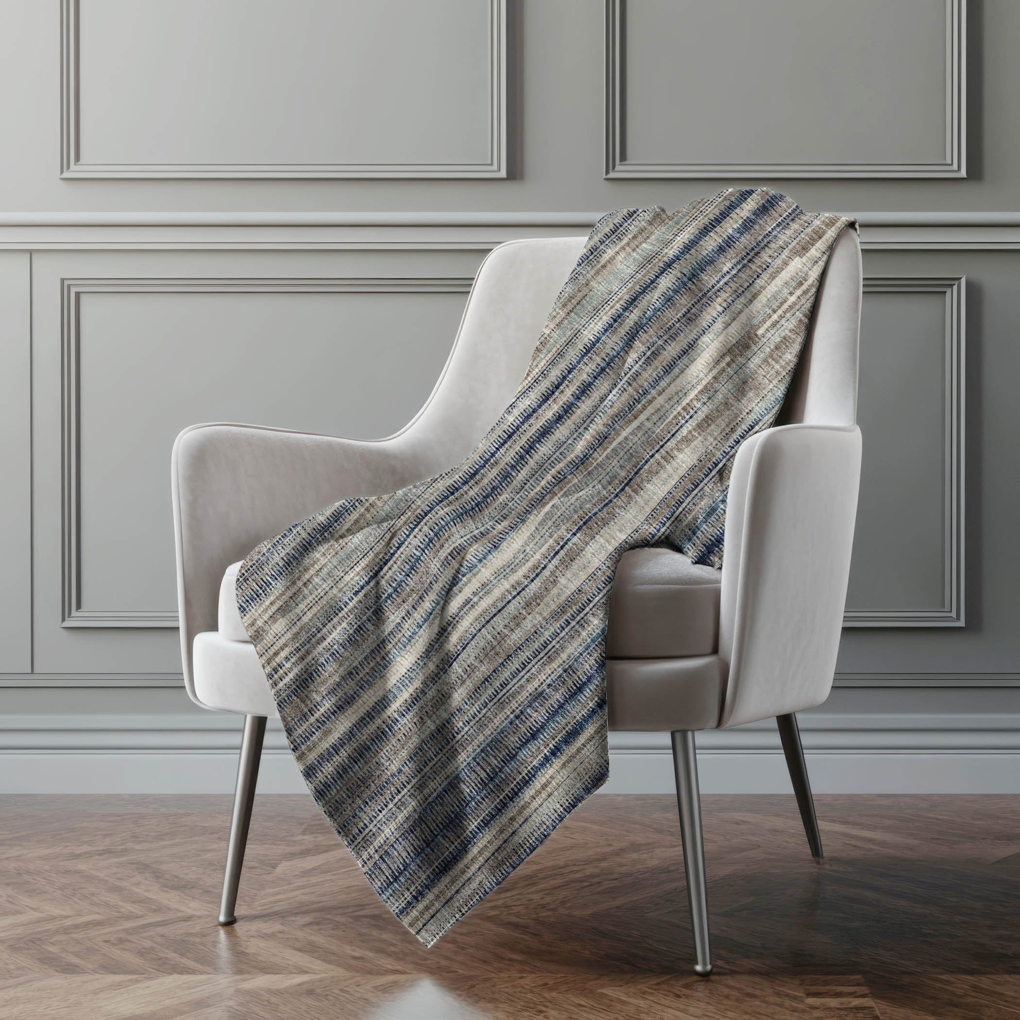 Textured Stripes 50&quot; x 70&quot; Throw Blanket