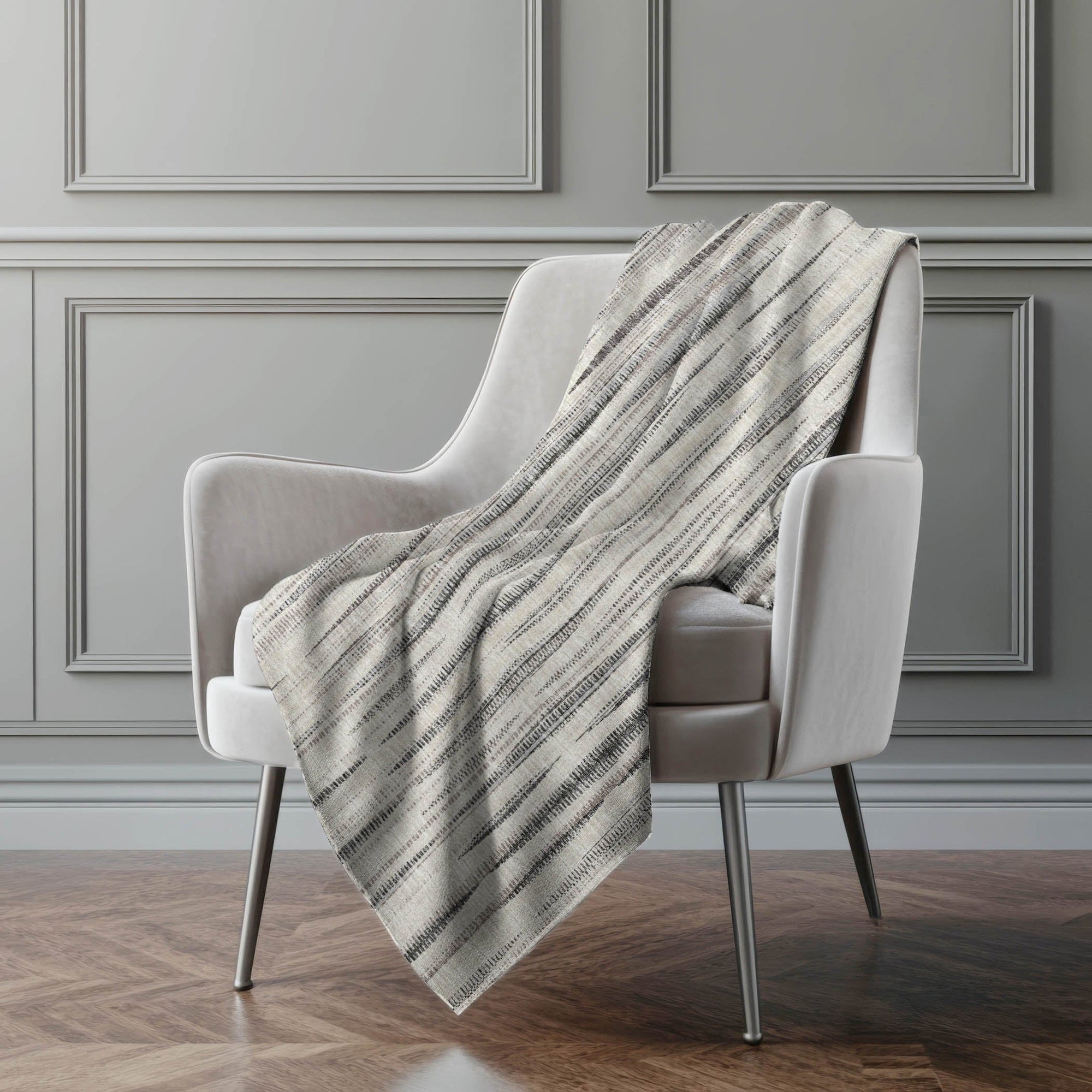 Addison Rugs Textured Stripes 50" x 70" Throw Blanket