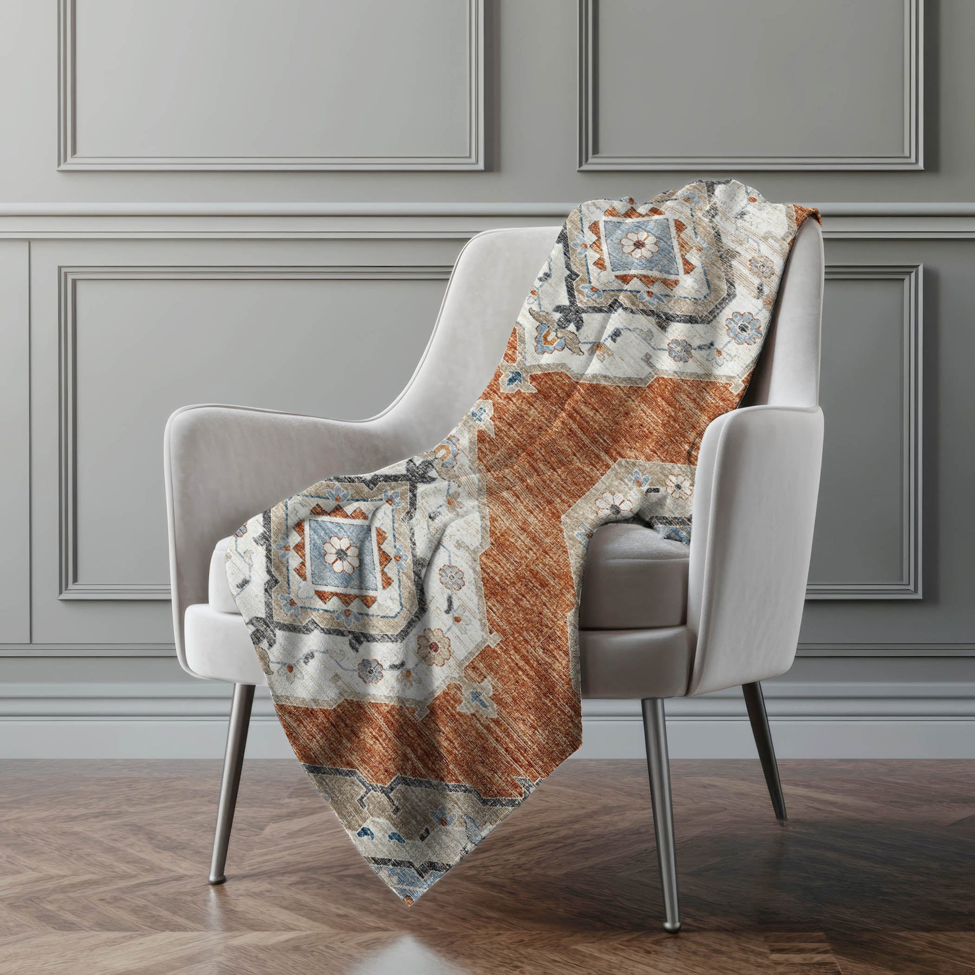 Addison Rugs Tribal 50" x 70" Throw Blanket