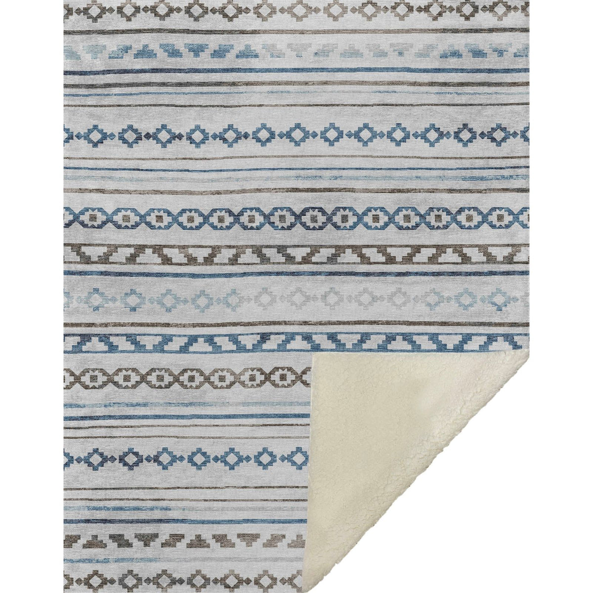 Addison Rugs Tribal Diamond 50" x 70" Throw Blanket