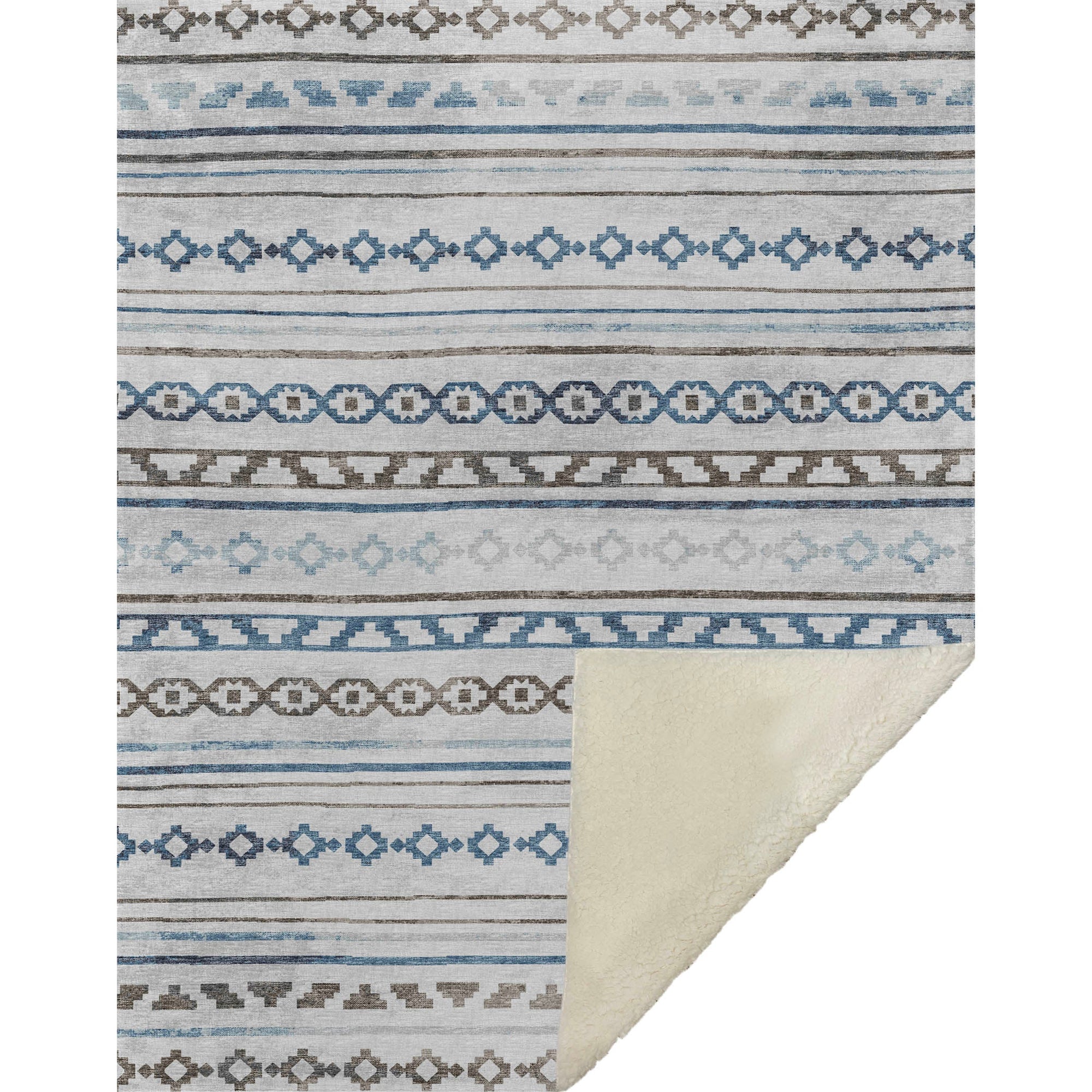 Addison Rugs Tribal Diamond 50" x 70" Throw Blanket