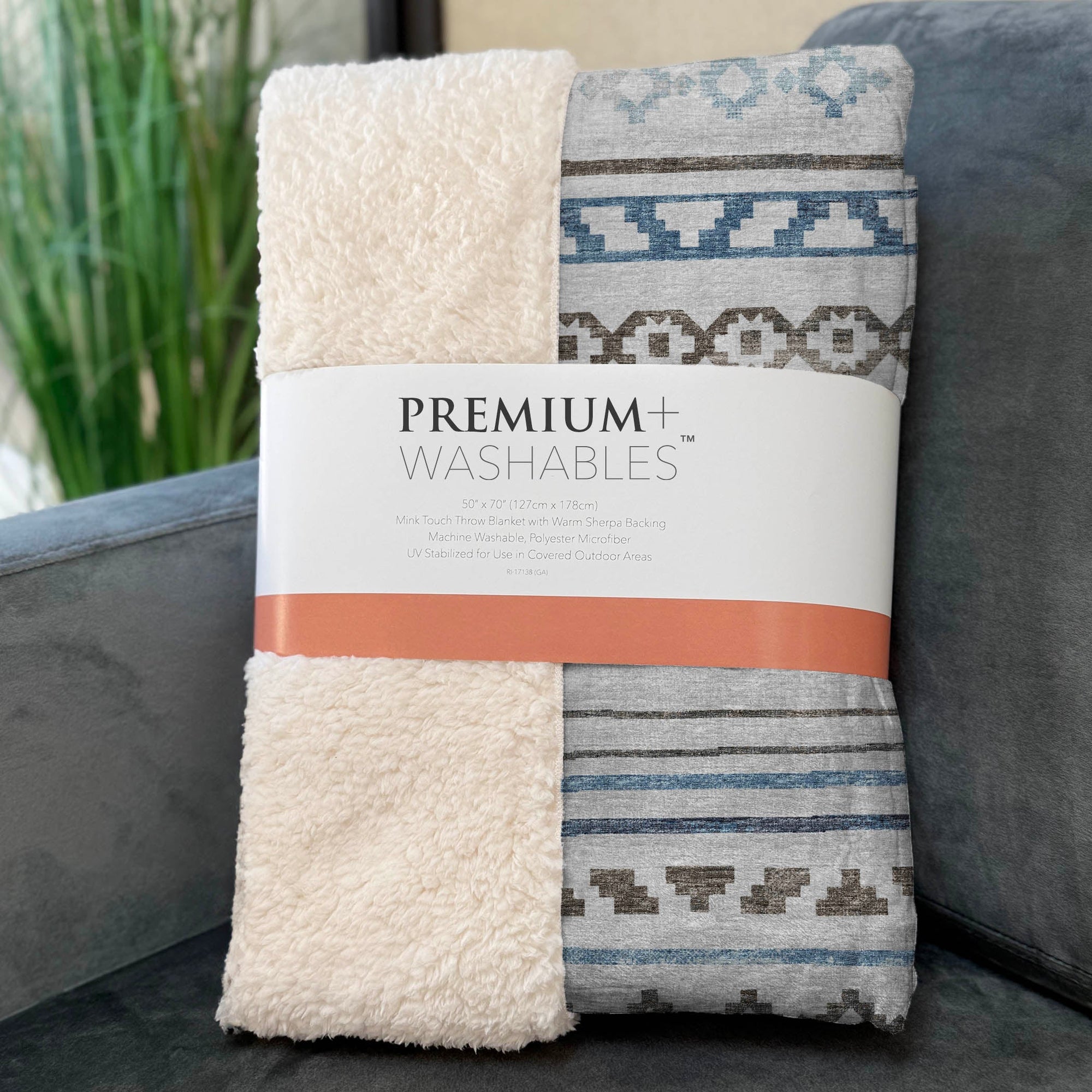 Addison Rugs Tribal Diamond 50" x 70" Throw Blanket