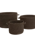 Twin River Braided Handmade Basket 3PC