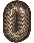 Rhody Rug Twin River Braided Oval Reversible Outdoor Rugs